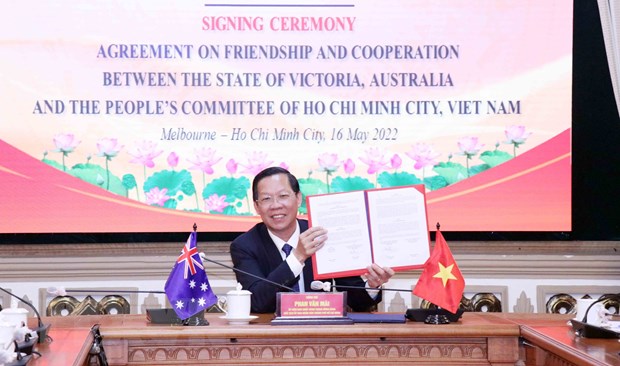 Ho Chi Minh-Ville promeut sa coopération avec l État australien de Victoria
